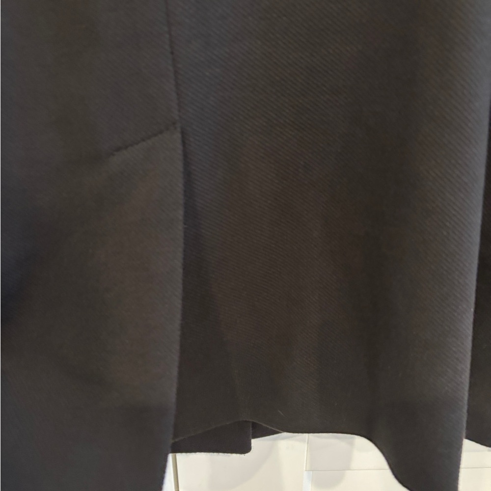 LOFT Women's Black Twill Double-Breasted Blazer. Size 14 - Picture 6 of 10